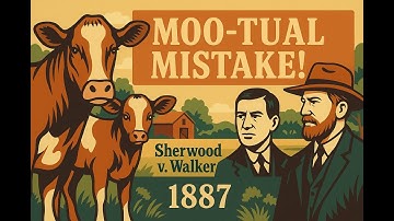 Sherwood v. Walker (1887) - Cow Case, Mutual Mistake #SherwoodvWalker #1887Case #famouscourtcases