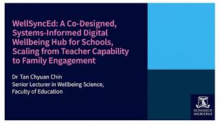 WellSyncEd: A Co-Designed, Systems-Informed Digital Wellbeing Hub for Schools