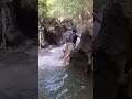 crashing through the water current #shortvideo