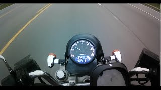 How to wire universal speedometer gear indicator-Honda CB650SC Nighthawk