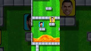 New Secret Maze Challenge Ronaldo & Georgina & Messi & Neymar 2D Cartoon Animation
