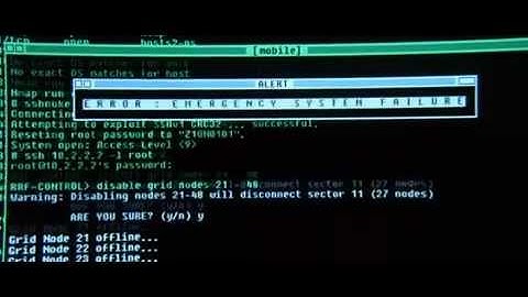 Trinity uses nmap in The Matrix Reloaded