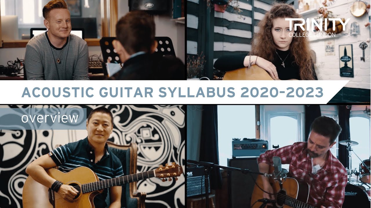 Trinity's Acoustic Guitar Syllabus from 2020