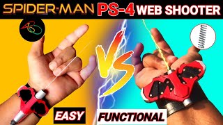 simple and easy web shooter ps4 || how to make spiderman web shooter easy || functional web shooter