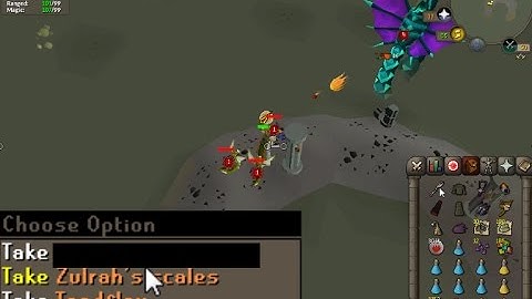 Going for 120 kill zulrah trip when...