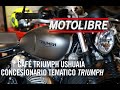 Triumph Café y concesionario oficial de motos en Ushuaia, Tierra del Fuego, argentina.