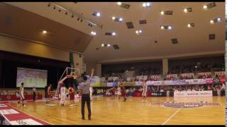 Bリーグ バスケ ジャスティン・ヘラルド選手の豪快なダンク