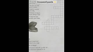 Crossword puzzles Brainstorming activities for classroom practice