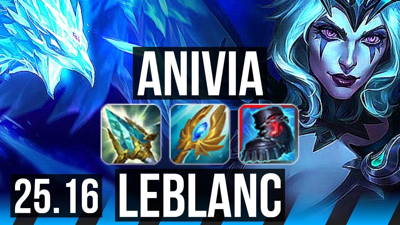 ANIVIA vs LEBLANC (MID) | KR Diamond | 25.16