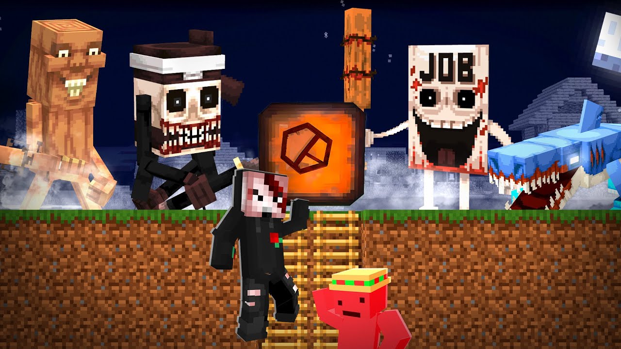 BRAINROTS Aterradores vs BUNKER SEGURO en Minecraft