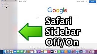 Safari for Mac: How to Hide Sidebar!