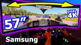 Is the 57' Samsung Odyssey Neo G9 the BEST sim racing monitor ever?
