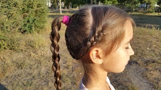 3D-коса. Трехмерная круглая объемная коса // 3D round braid