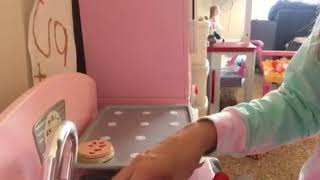 Pretend play Christmas cookie baking and shop