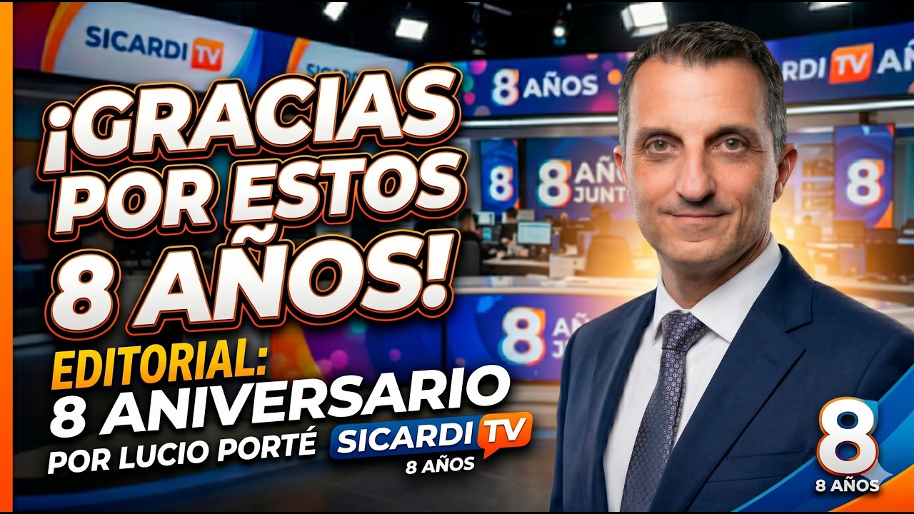 ¡Cumplimos 8 Años de Sicardi TV! 🎂 Junto al 138° Aniversario de Villa Garibaldi