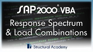 Analysis Setup: Response Spectrum & Load Combinations