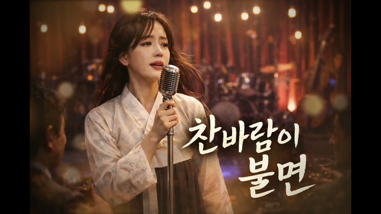 [달빛가요방] 찬바람이 불면🍃 | 가슴을 울리는감성 트로트|애절한여성트로트| AI MUSIC