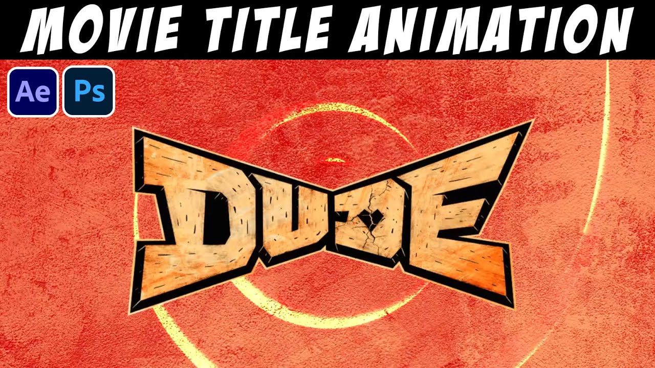 How I Did Dude Movie Title Animation | Process தமிழில்