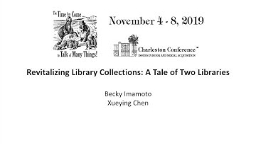 Revitalizing Library Collections: A Tale of Two Libraries