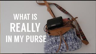 Whats Really In My Purse In Under 3 Minutes