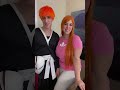 Our Ichigo Kurosaki & Orihime Cosplays 🔥🧡 #cosplay #bleach #ichigo #orihime