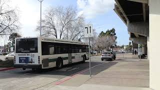 AC Transit: Point Richmond bound Gillig LF 1505 Rt.72M entering El Cerrito Plaza BART
