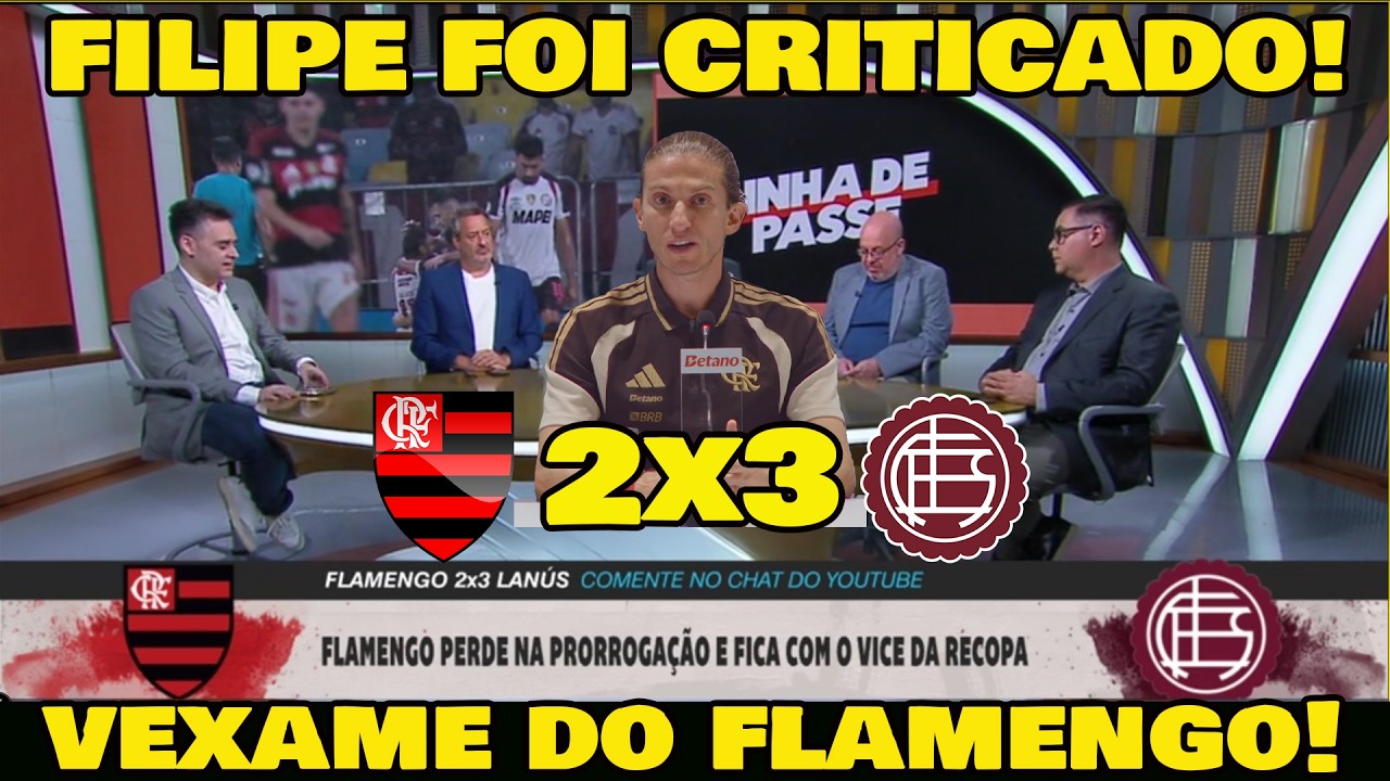 TRAGÉDIA ANUNCIADA! FLAMENGO 2x3 LANÚS | OLHA O QUE A IMPRENSA FALOU...