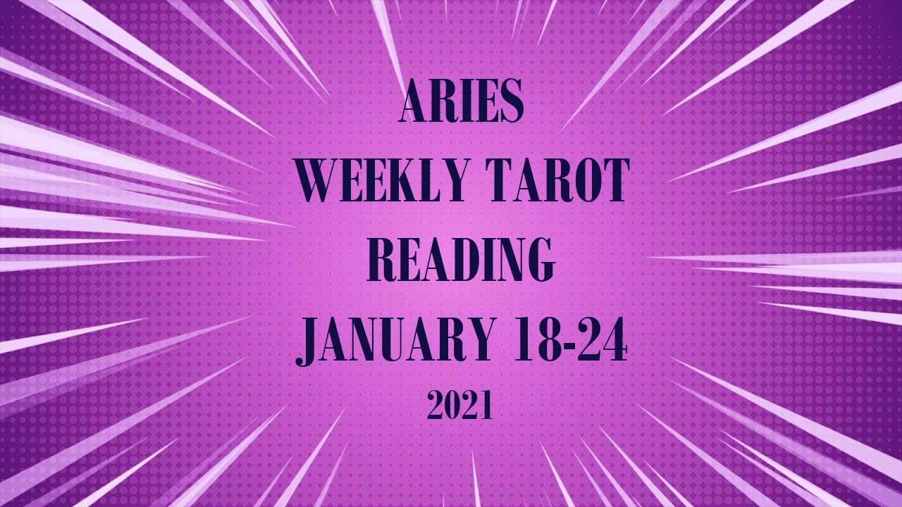 Aries Weekly Tarot Reading ~ Jan 18-24, 2021 ~ Mystic Door Tarot ~ SETTING THINGS IN MOTION!