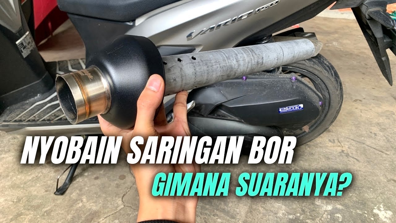 KNALPOT SARBOR❗️BIKIN KNALPOT SARINGAN BOR