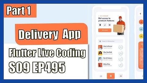 [Flutter] Flutter Live Coding EP495 (Delivery App Part 1)