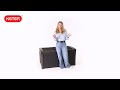 Keter Borneo 416 L Aufbewahrungsbox Für Balkon Terrasse Garten Und Poolbereich