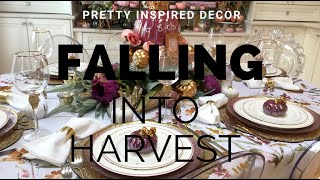#Falling into Harvest - Fall/Thanksgiving Tablescape - A Different Kind of Fall - Part 8
