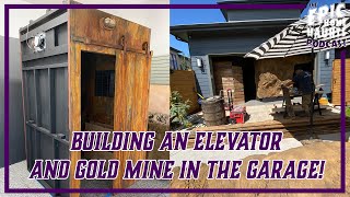 Building A Custom Mine Shaft Elevator In His Garage | Sean Herman Creator Of Wicker Manor Haunt Wealth