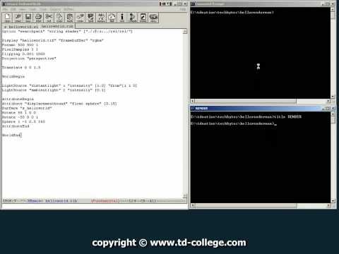 Hello Renderman Part 1