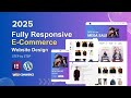 Full Responsive E-Commerce Website Design for Beginners | Step-by-Step Guide (2025)