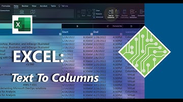 Text to Columns in Excel