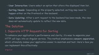 Solving the AngularJS ng-repeat Sorting Dilemma: Backend vs Frontend Solutions