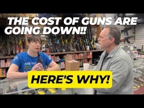 The Cost Of Guns Are Going DOWN!!  Here's Why!