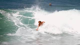 Bodysurfing Panics Keahi Parker and Mike Stewart