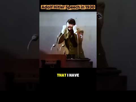 נאום אדולף היטלר בשנת 1935 