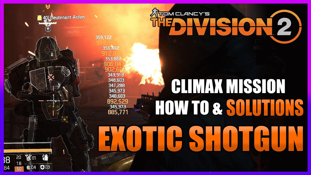 CLIMAX Mission Mutiny Manhunt | Exotic Sheriff Shotgun | Solutions and Ending |The Division 2