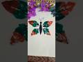 Butterfly drawing with 🍀 leaf #viral #trending #shorts #nature