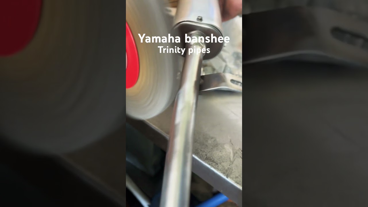 Yamaha banshee trinity pipes (stainless steel)