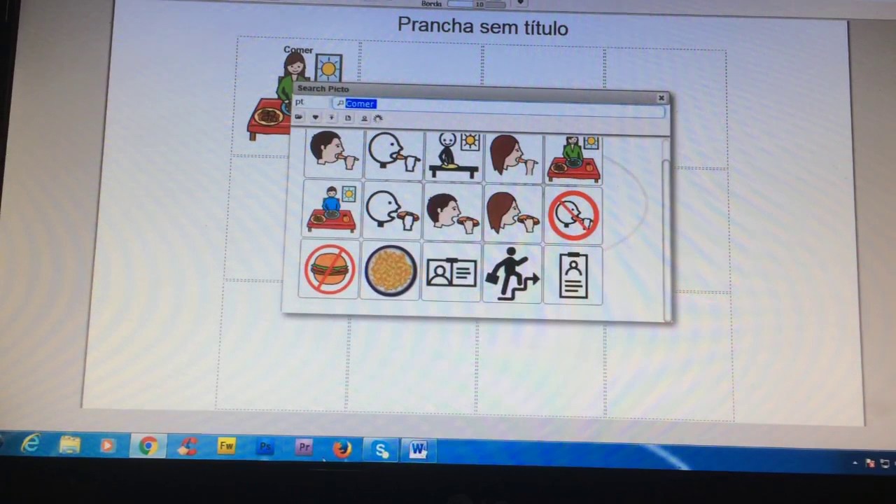 Criando Prancha de comunicação Alternativa ( GRATUITA)