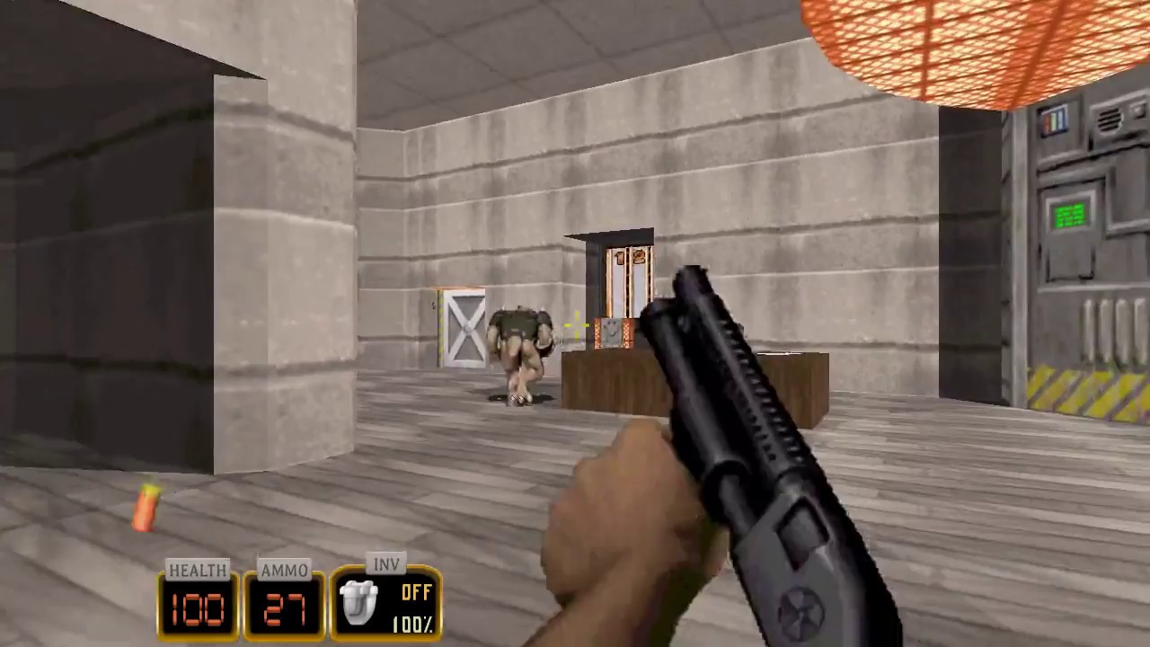 Duke Nukem 3D - Episode 3: Shrapnel City - Level 2 - Bank Roll
