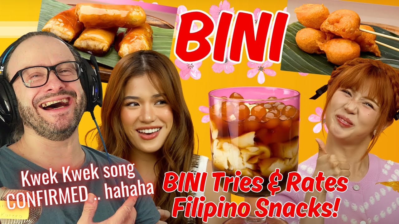 snack attack!!!! BINI Tries & Rates Filipino Snacks reaction