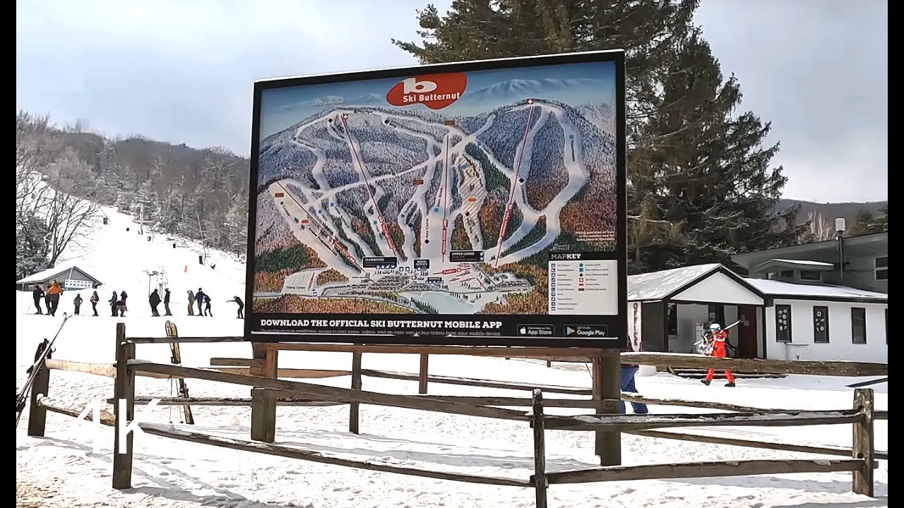 Awesome Runs on Ski Butternut Resort - Ambient ASMR - No Talking!