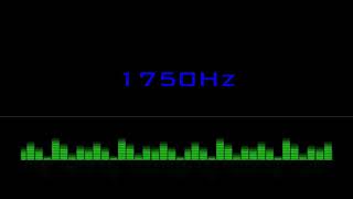 ⒽⓏ| 1750Hz Pure Tone Frequency| NO Music , For Meditation, Testing. Black Screen