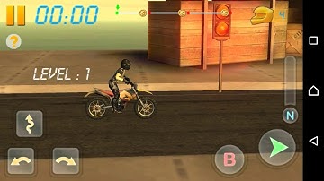 Bike Racing 3D - Level 1 Gameplay. Android