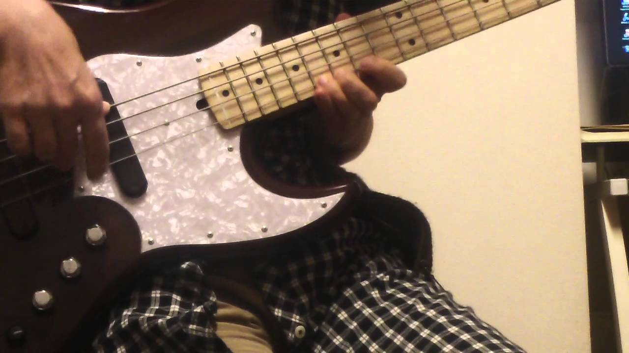 shuffle blues easy bass solo in A YouTube
